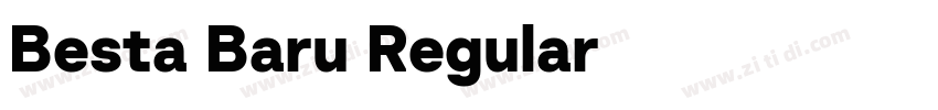 Besta Baru Regular字体转换